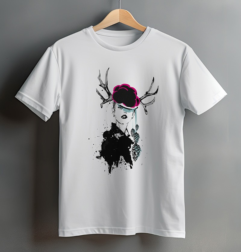 T-Shirt „Hermine“ Weiß